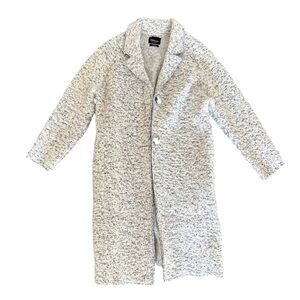 Zara knit wool grey jacket size small